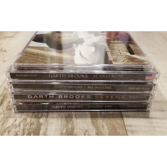 Lot Of 4 Garth Brooks CDs Sevens Double Live All Access Scarecrow Vg Fast Ship - Picture 3 of 3